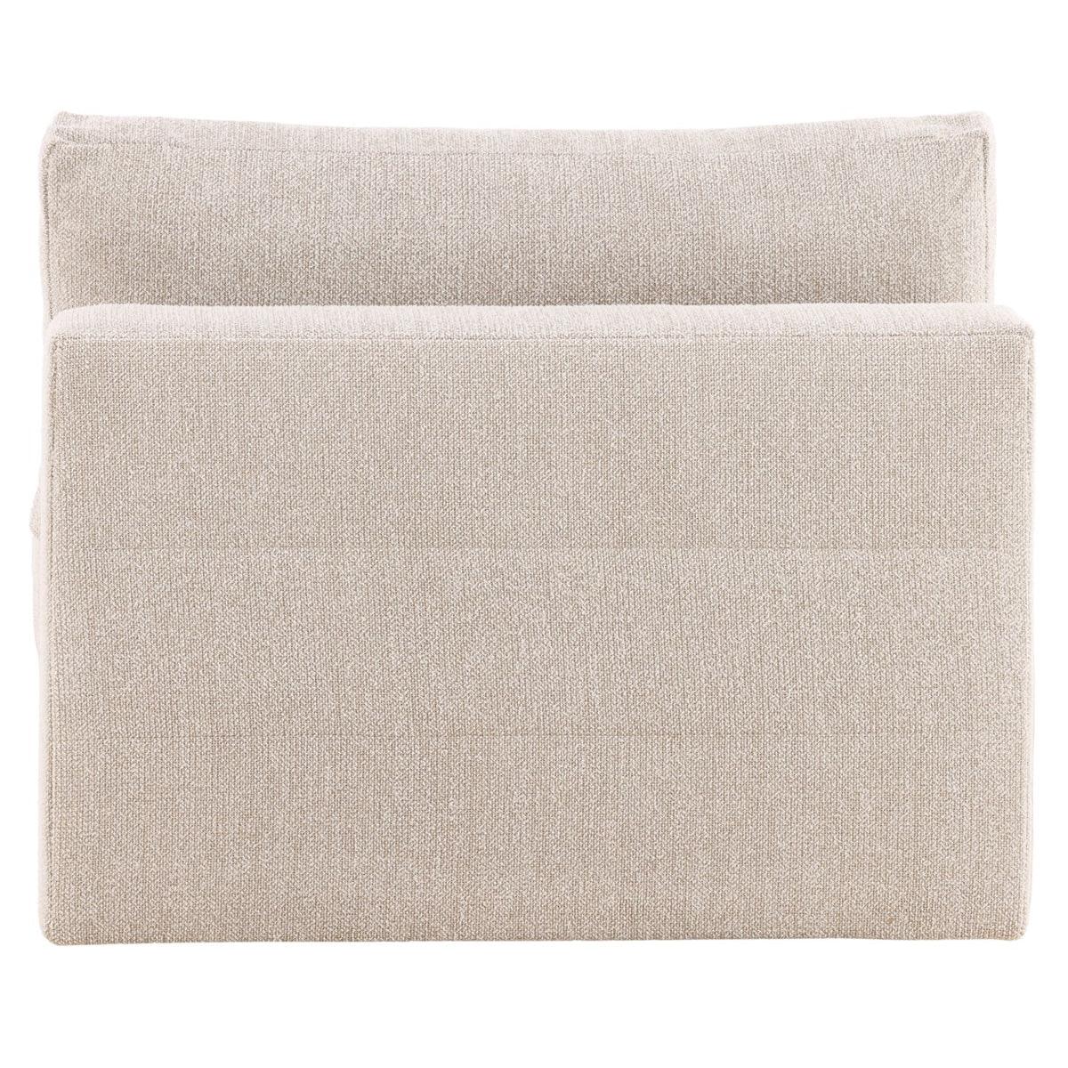 Vanguard Ease Leone Armless Chair - Topper Oatmeal