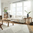 Magnussen Home Lindon Belgian Wheat Rectangular End Table
