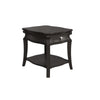 Magnussen Home Francine Warm Charcoal Rectangular End Table