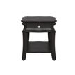 Magnussen Home Francine Warm Charcoal Rectangular End Table