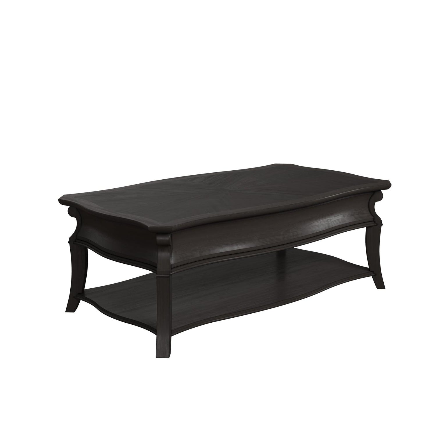 Magnussen Home Francine Warm Charcoal Lift Top Storage Cocktail Table