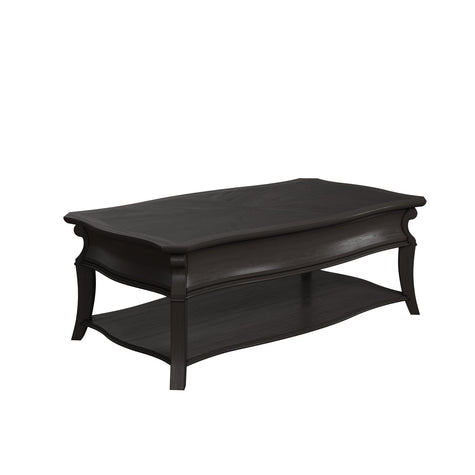 Magnussen Home Francine Warm Charcoal Lift Top Storage Cocktail Table