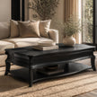 Magnussen Home Francine Warm Charcoal Lift Top Storage Cocktail Table
