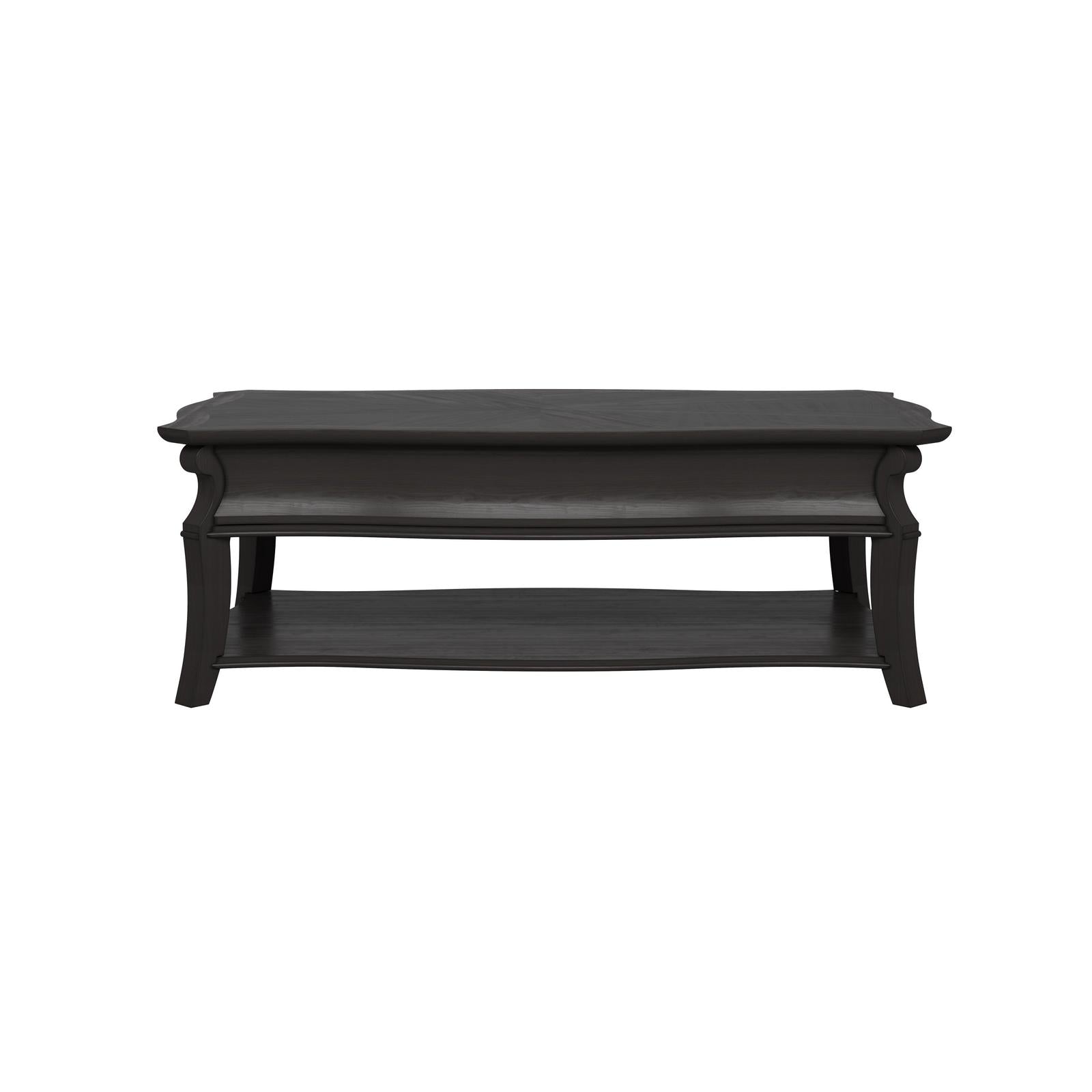 Magnussen Home Francine Warm Charcoal Lift Top Storage Cocktail Table