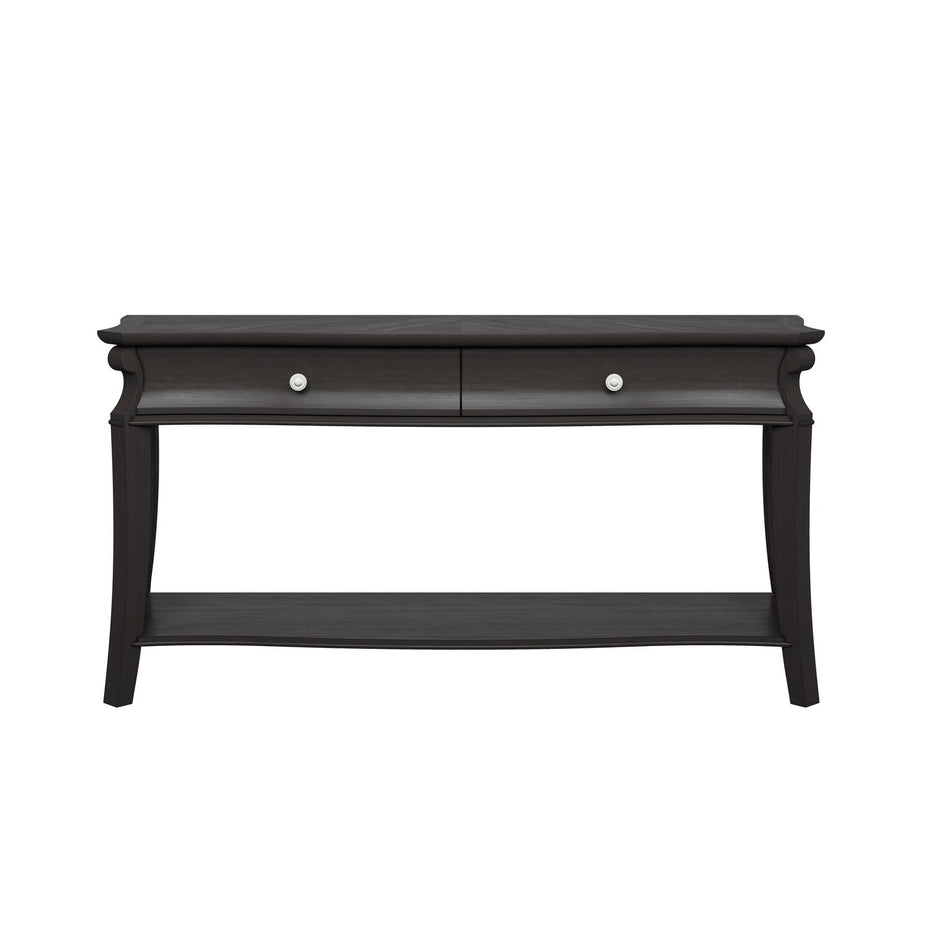 Magnussen Home Francine Warm Charcoal Rectangular Sofa Table