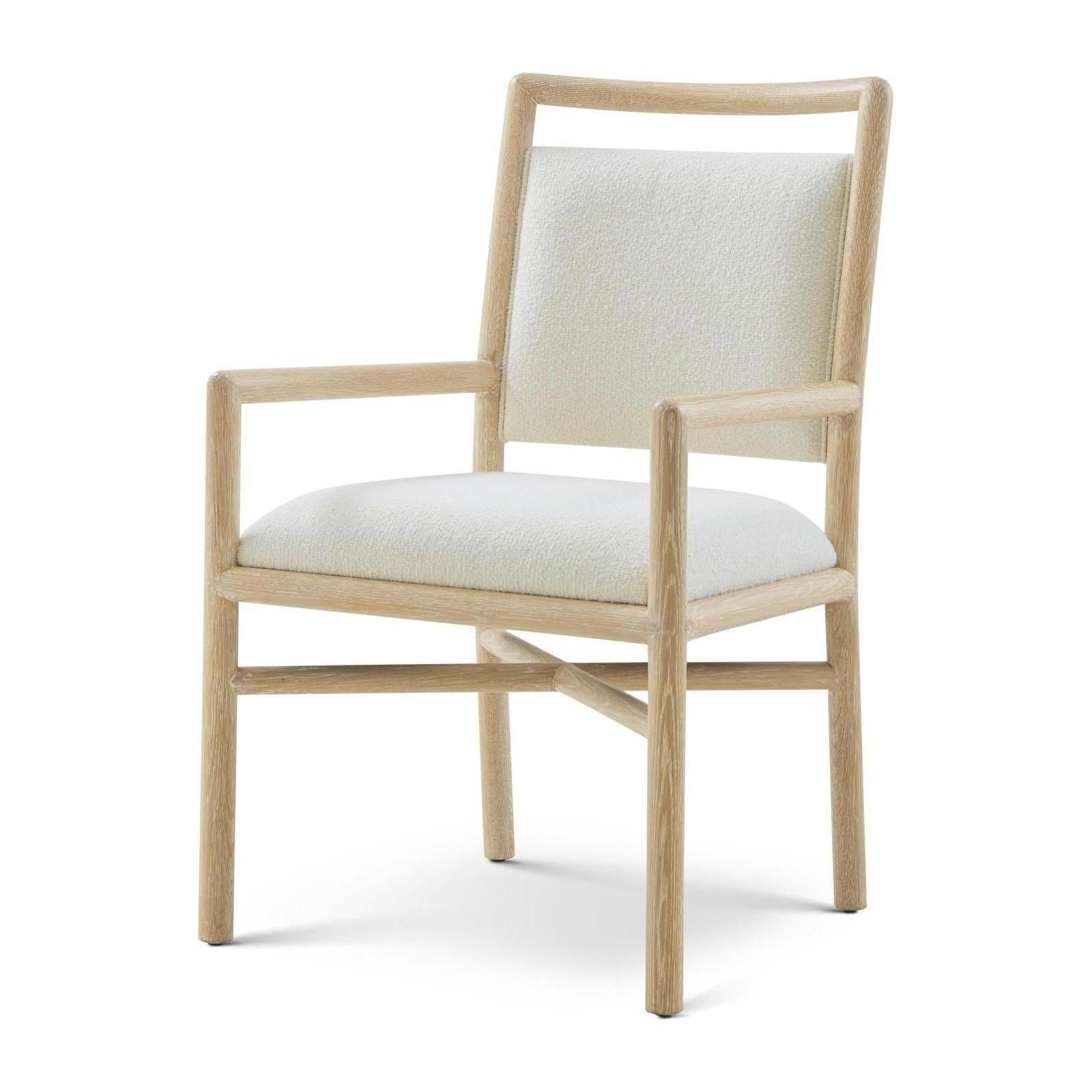 Theodore Alexander Montauk Upholstered Dining Arm chair - Set of 2