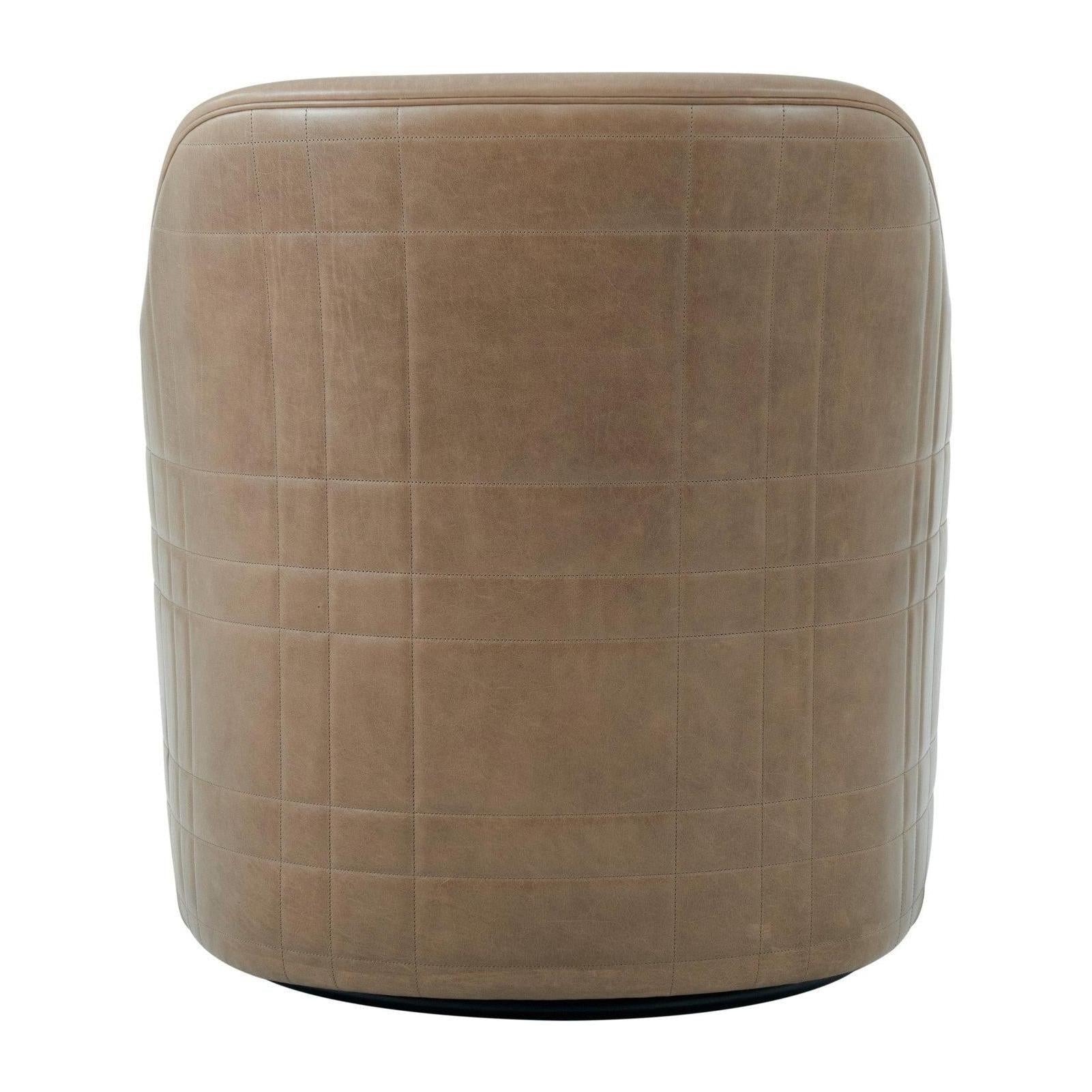 Theodore Alexander Tartan Curve Swivel Chair