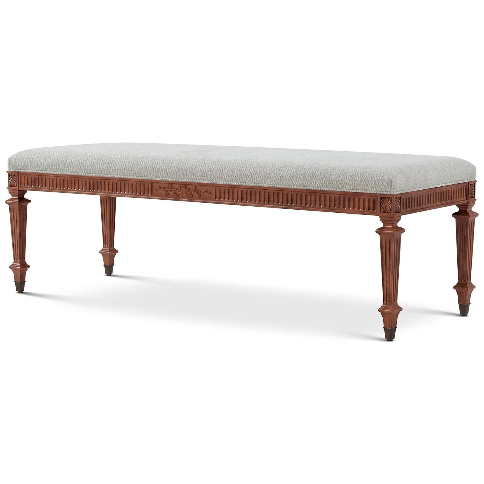 Theodore Alexander Provence Ciel Bench