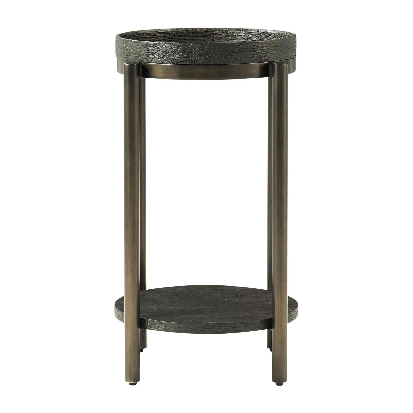 Theodore Alexander Repose Round Side Table 24