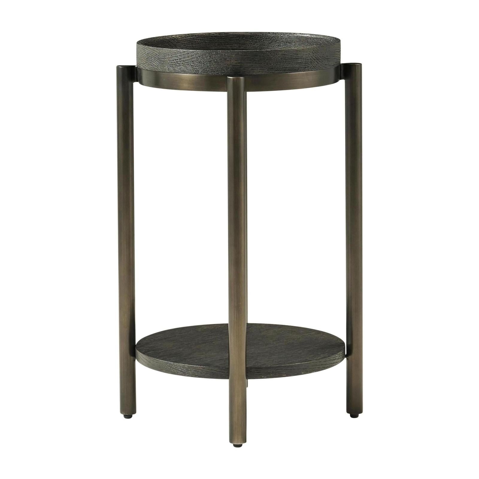 Theodore Alexander Repose Round Side Table 24