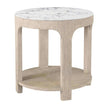 Theodore Alexander Horizon Round Quartz Side Table