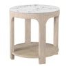 Theodore Alexander Horizon Round Quartz Side Table