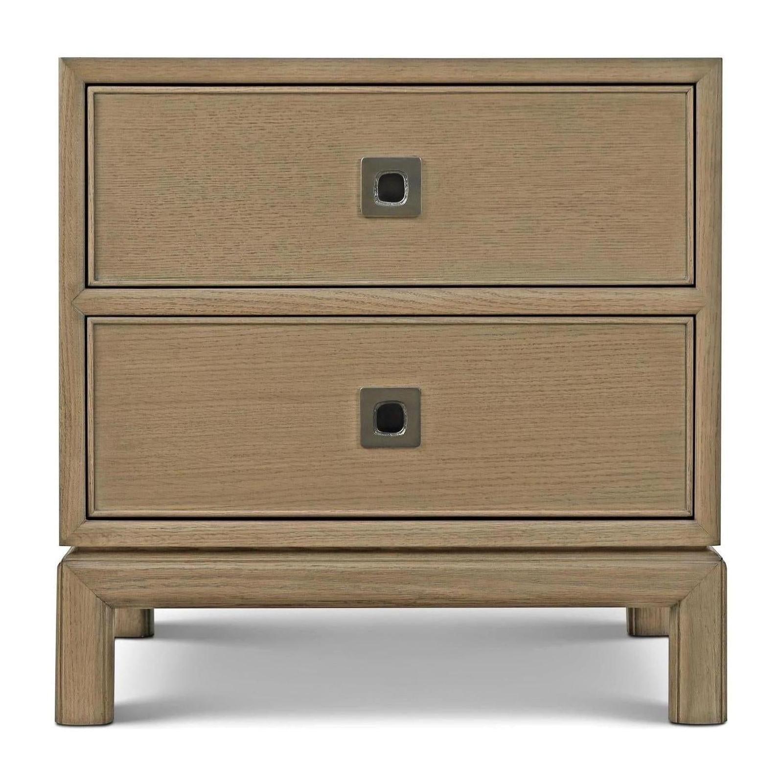 Theodore Alexander Montauk 2-Drawer Side Table