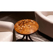 Theodore Alexander Perch Burl Corolla Drink Table