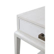 Theodore Alexander Coastal Flagler Side Table with Wallpaper