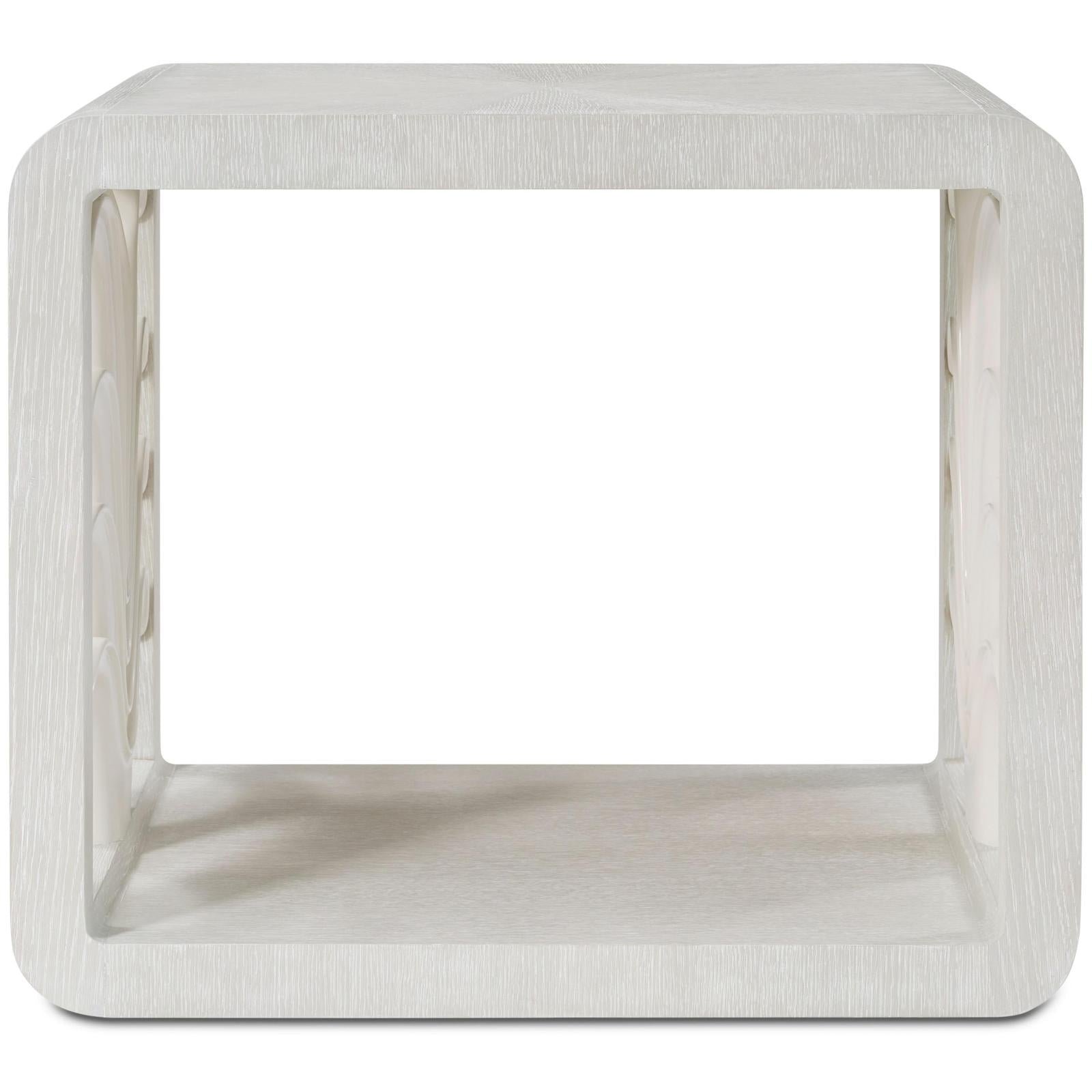 Theodore Alexander Coastal Royal Palm Side Table