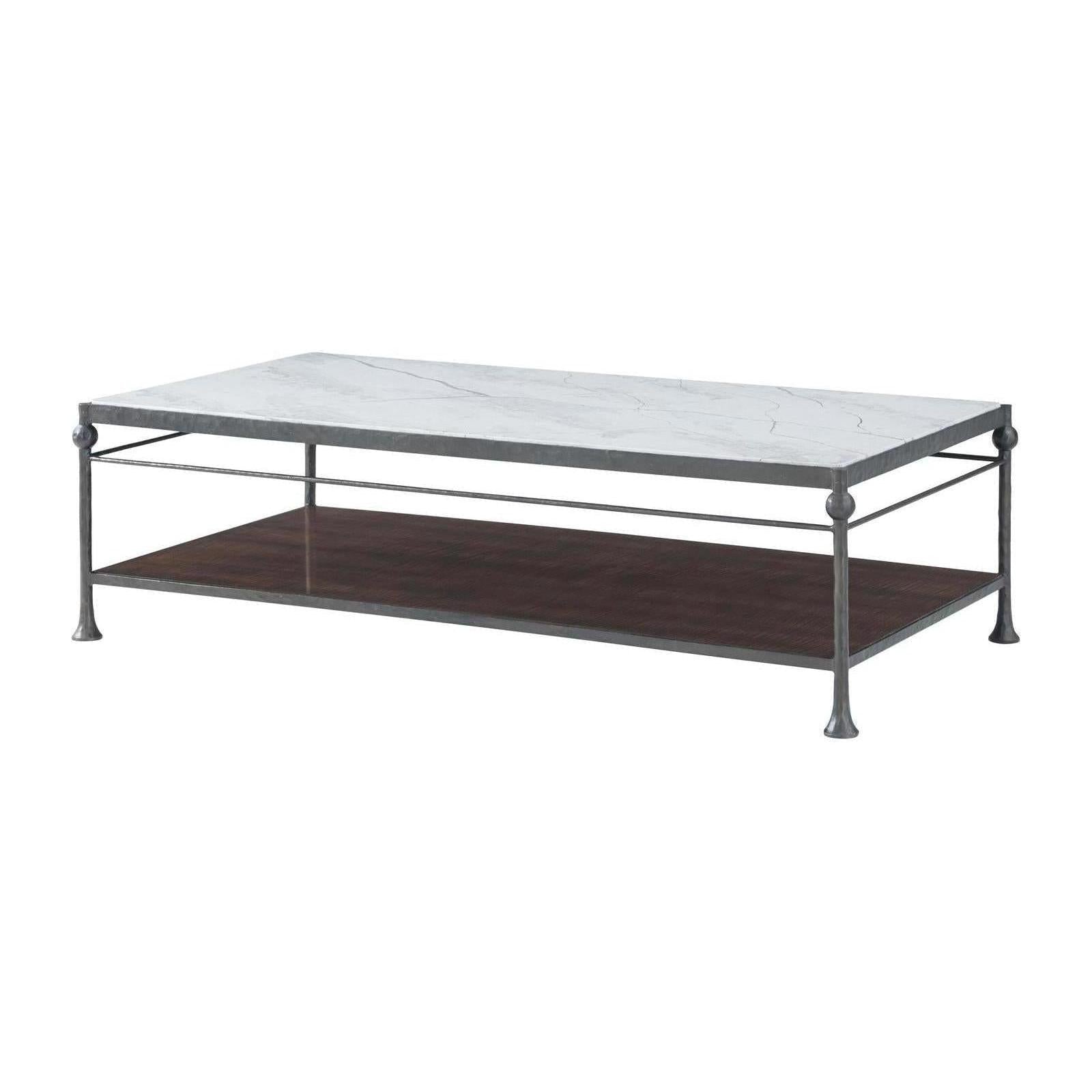 Theodore Alexander Spencer London Metal Cocktail Table