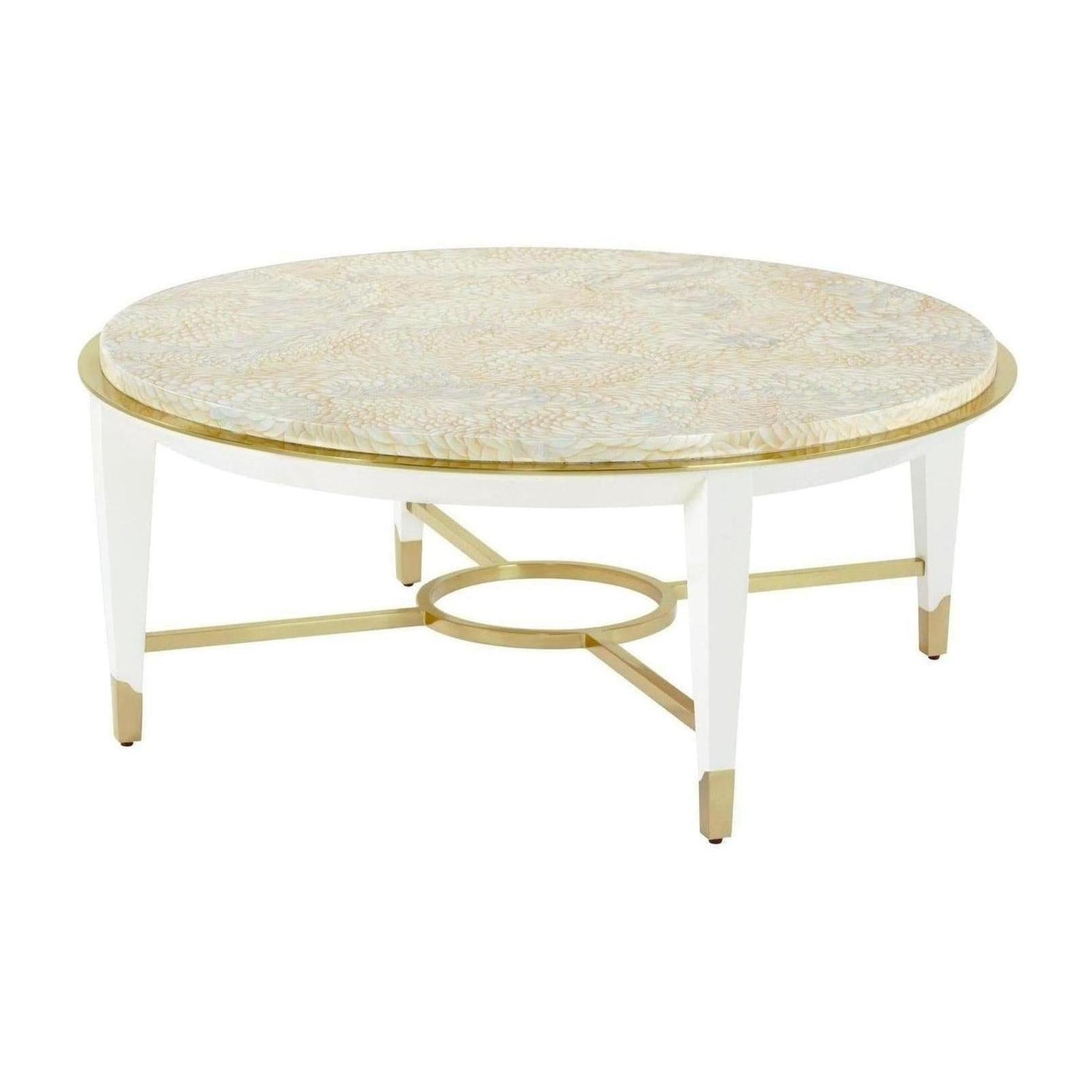 Theodore Alexander Judith Leiber Round Cocktail Table