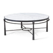 Theodore Alexander Spencer London Round Metal Cocktail Table