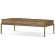Theodore Alexander Coastal Singer Cocktail Table with Wallpaper