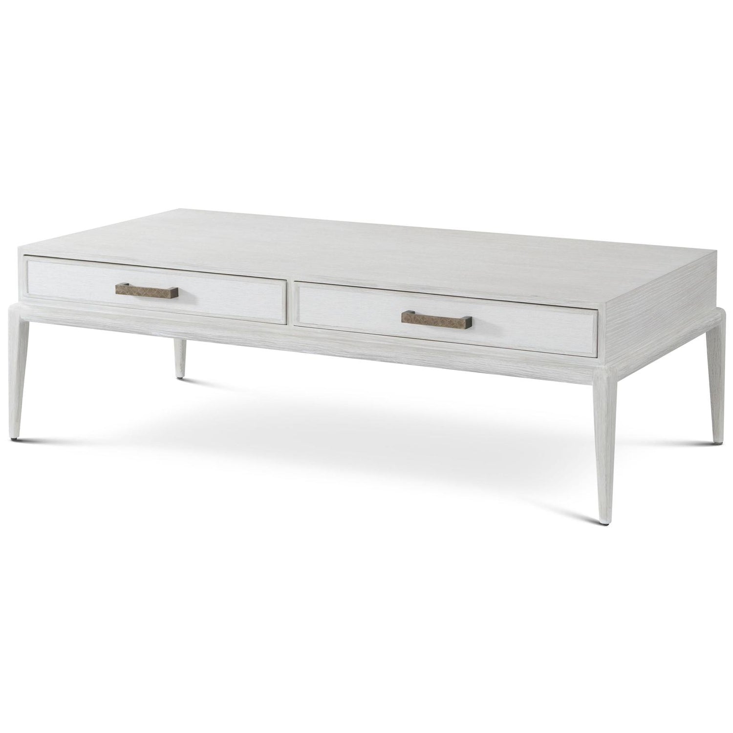Theodore Alexander Coastal Singer Cocktail Table with Wallpaper
