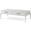 Theodore Alexander Coastal Singer Cocktail Table with Wallpaper