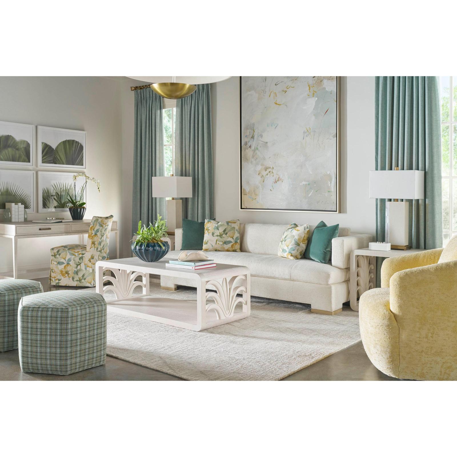 Theodore Alexander Coastal Royal Palm Cocktail Table