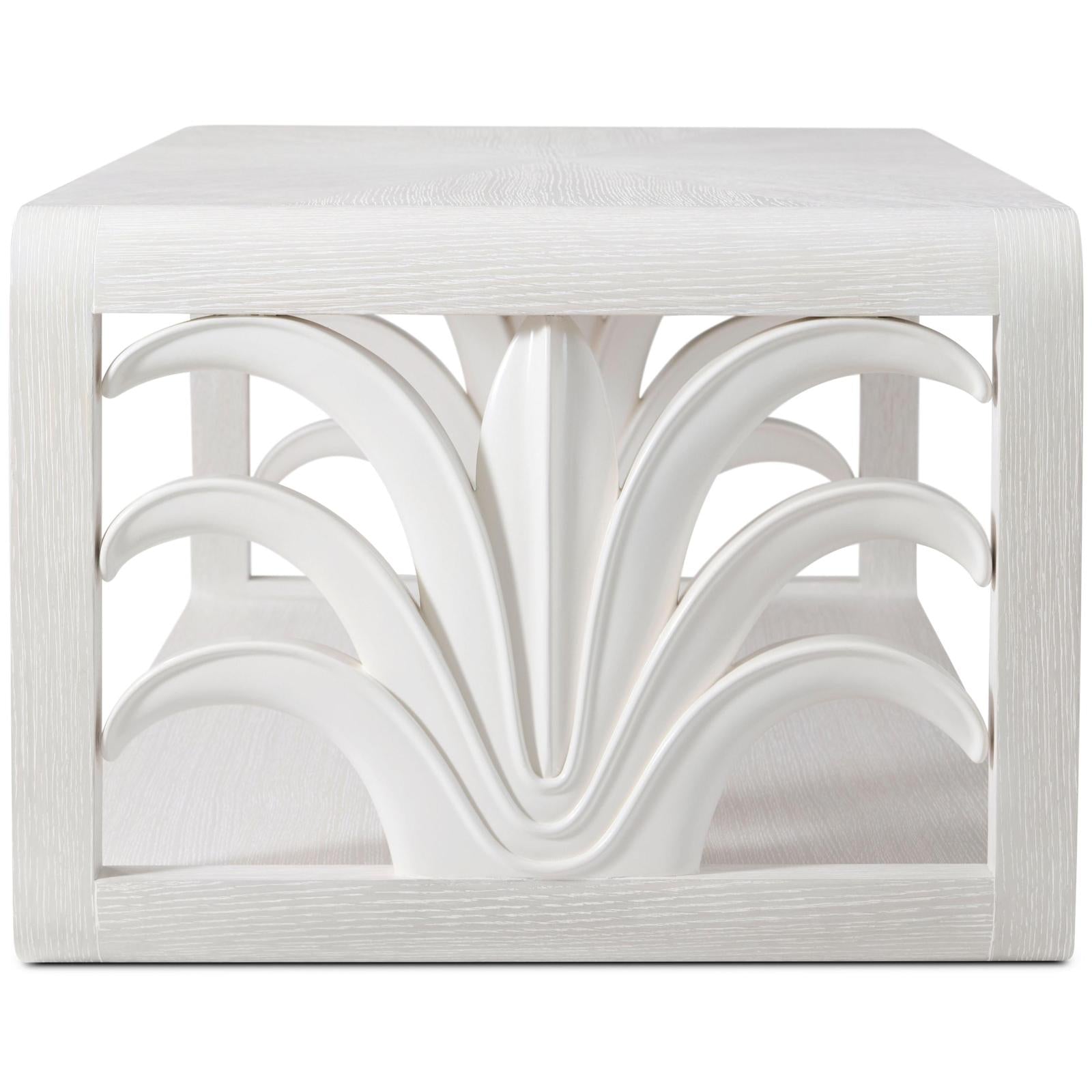 Theodore Alexander Coastal Royal Palm Cocktail Table