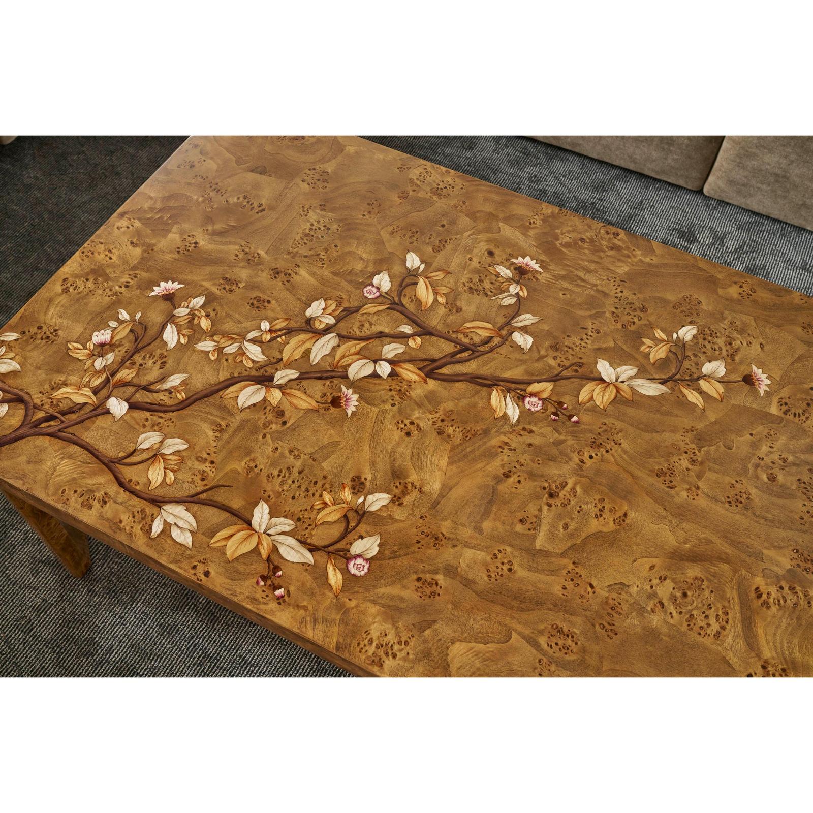 Theodore Alexander Perch Burl Della Coffee Table