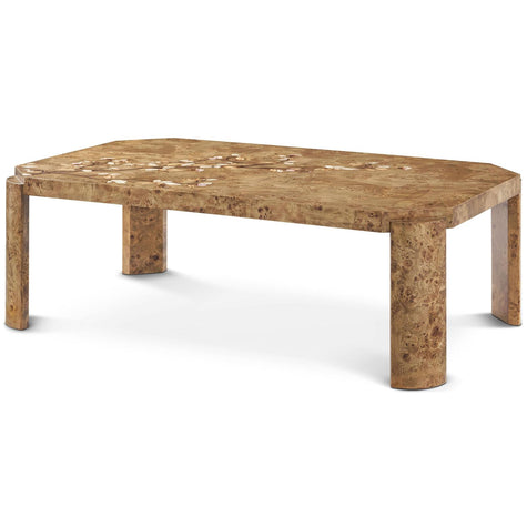 Theodore Alexander Perch Burl Della Coffee Table