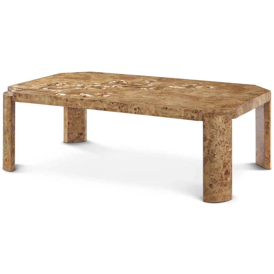 Theodore Alexander Perch Burl Della Coffee Table