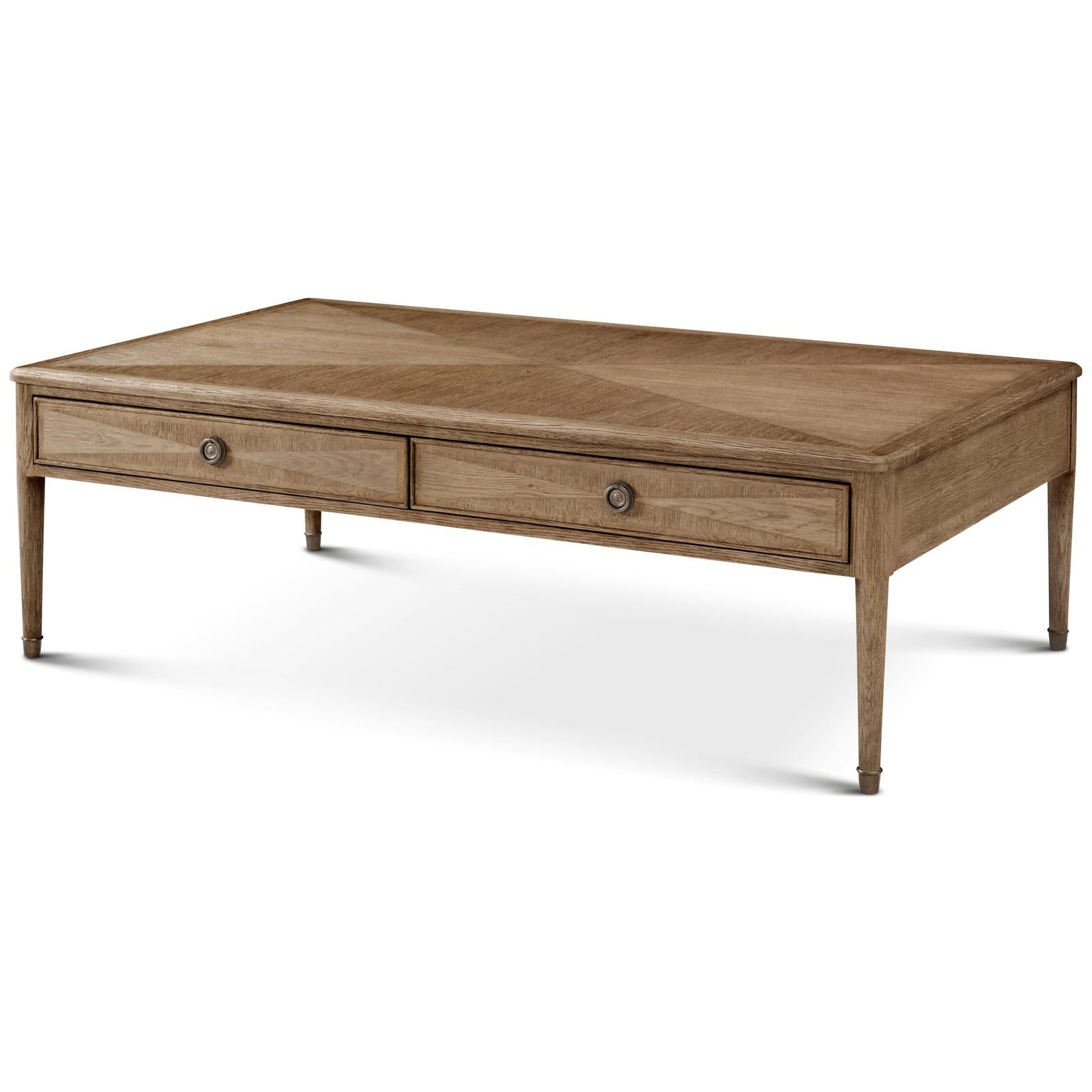 Theodore Alexander Willow Creek Thistlewood Storage Coffee Table