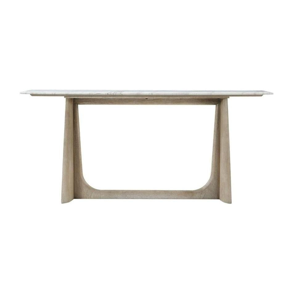 Theodore Alexander Repose Wooden Console Table Marble Top
