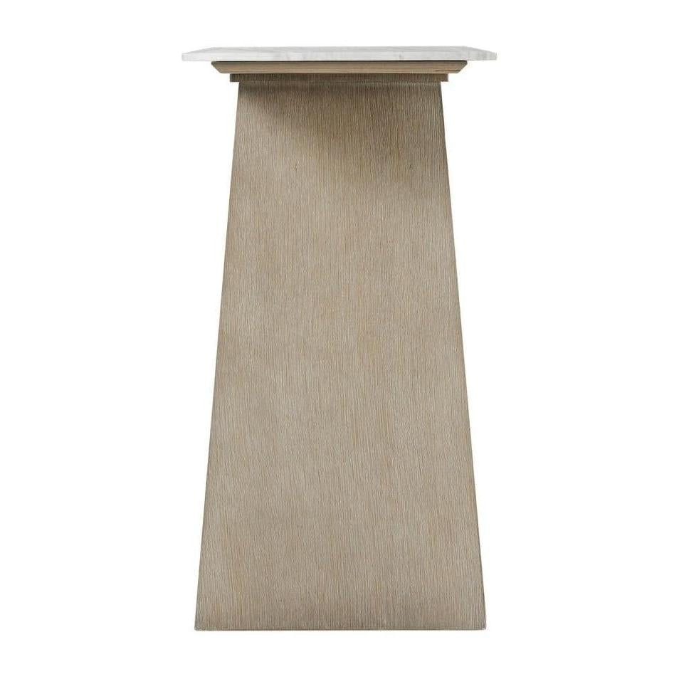 Theodore Alexander Repose Wooden Console Table Marble Top