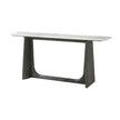 Theodore Alexander Repose Wooden Console Table Marble Top