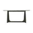 Theodore Alexander Repose Wooden Console Table Marble Top