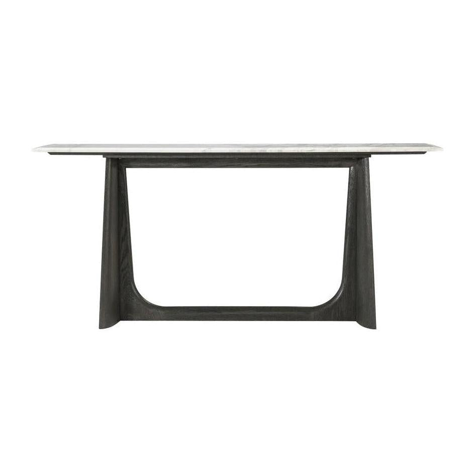 Theodore Alexander Repose Wooden Console Table Marble Top