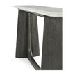 Theodore Alexander Repose Wooden Console Table Marble Top