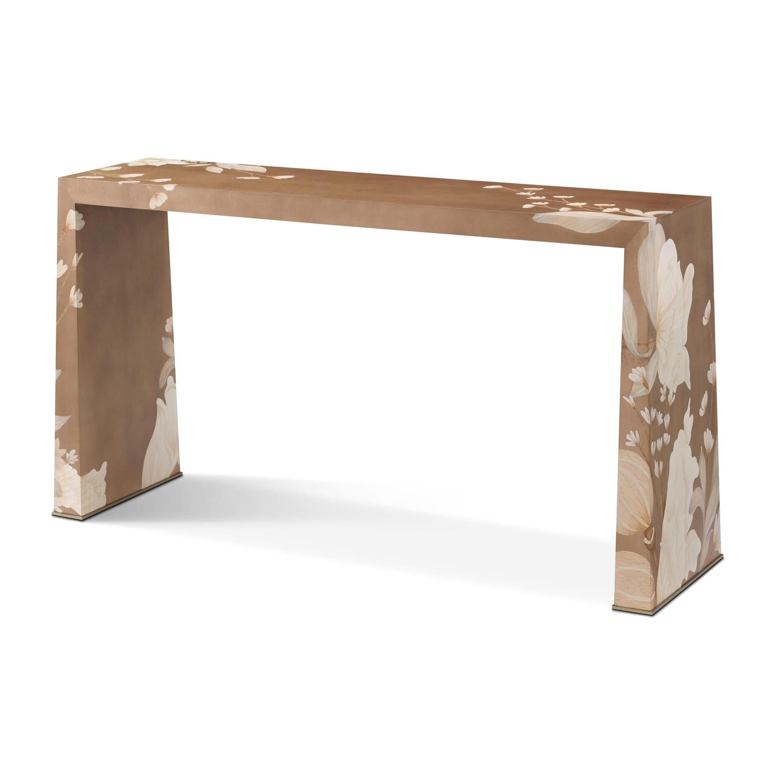 Theodore Alexander TA Artistry Bouquet Console Table