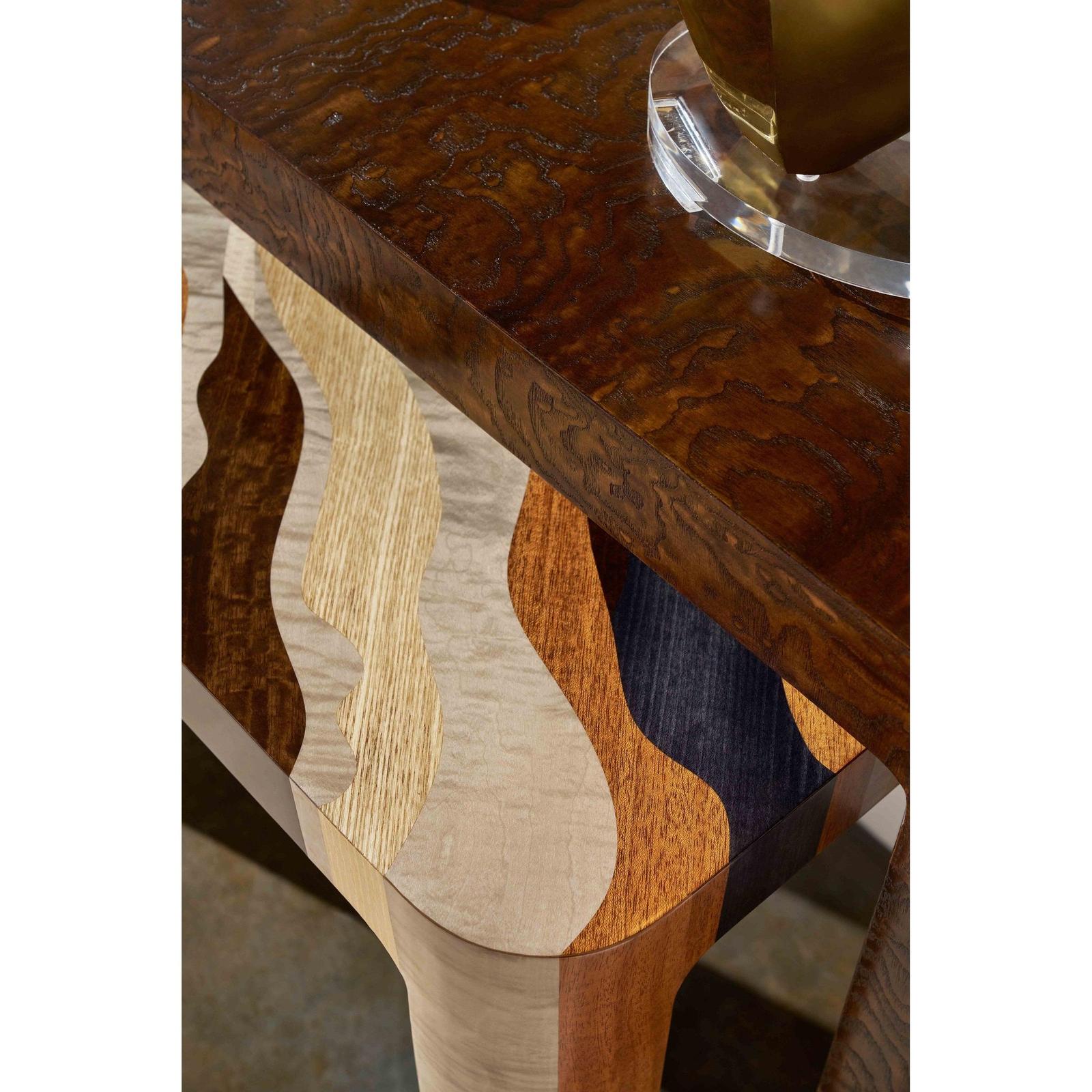 Theodore Alexander Orbis Brindle Nesting Console Table