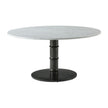 Theodore Alexander Kesden Round Marble Top Dining Table