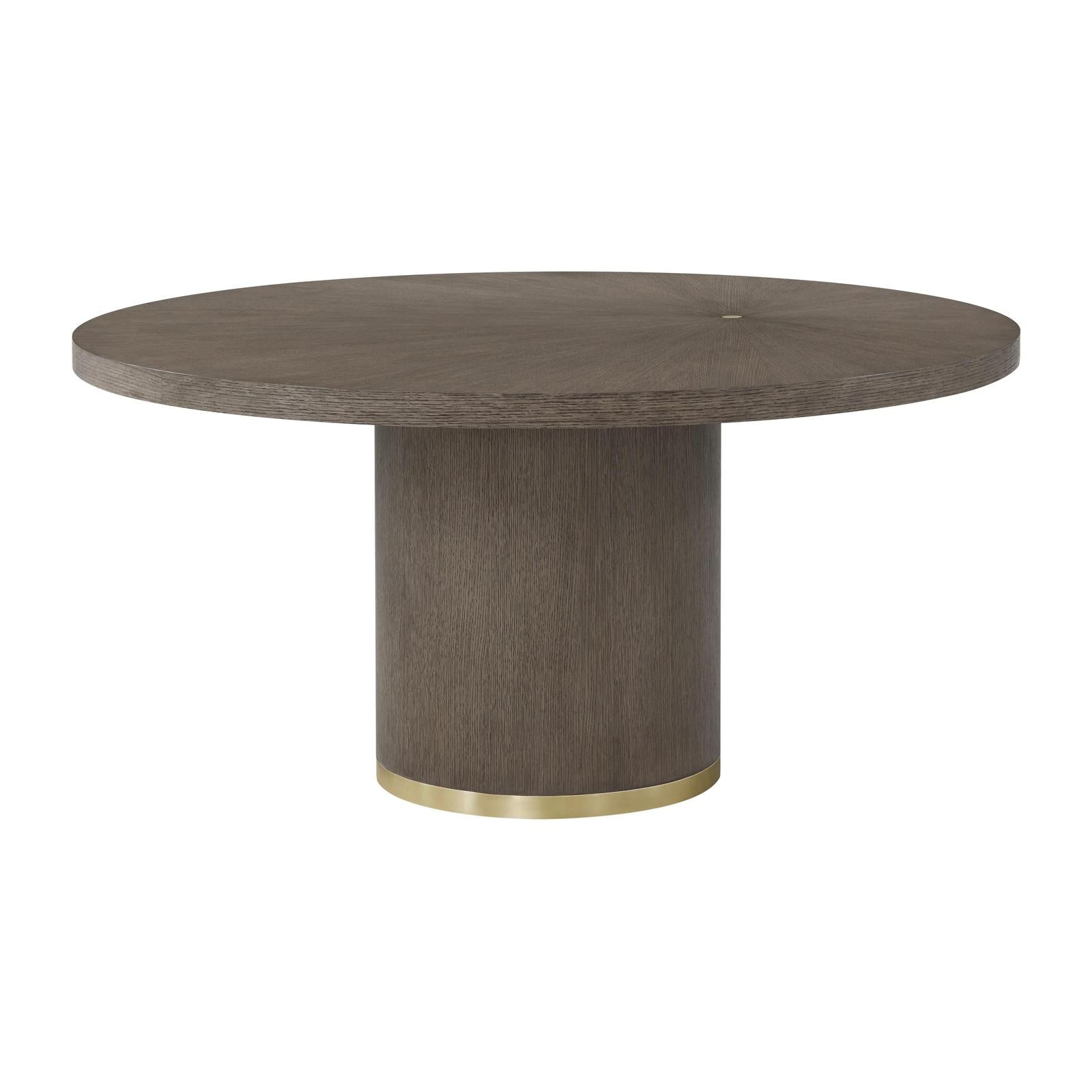 Theodore Alexander Judith Leiber Round Sunburst Dining Table