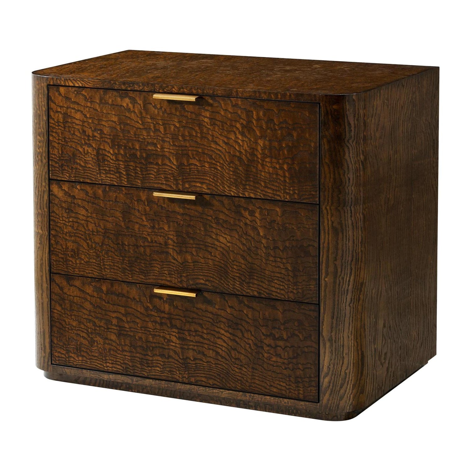 Theodore Alexander Kesden Three Drawer Nightstand