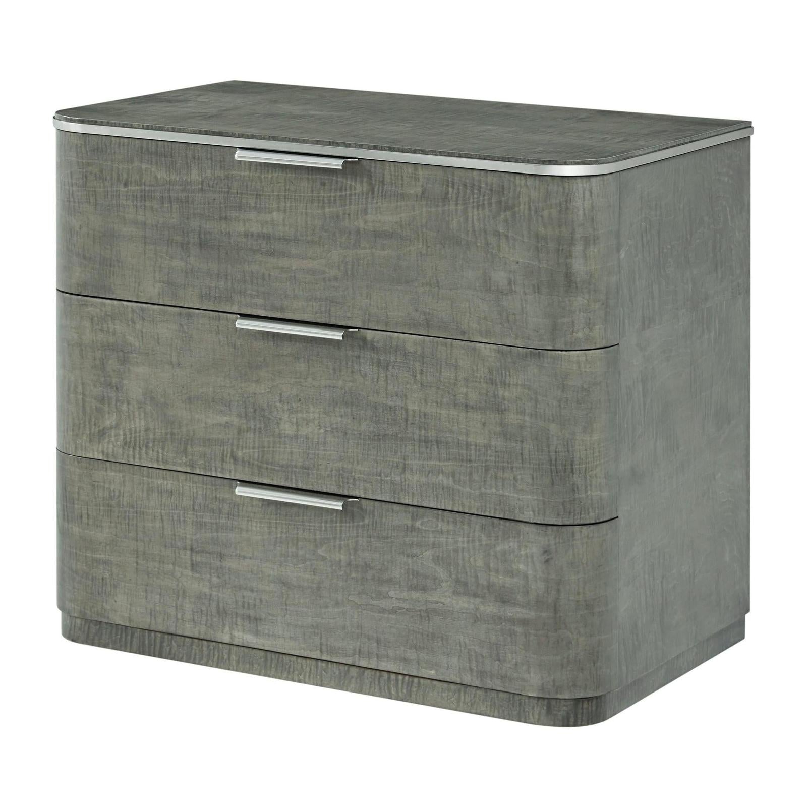 Theodore Alexander Hudson Three Drawer Nightstand