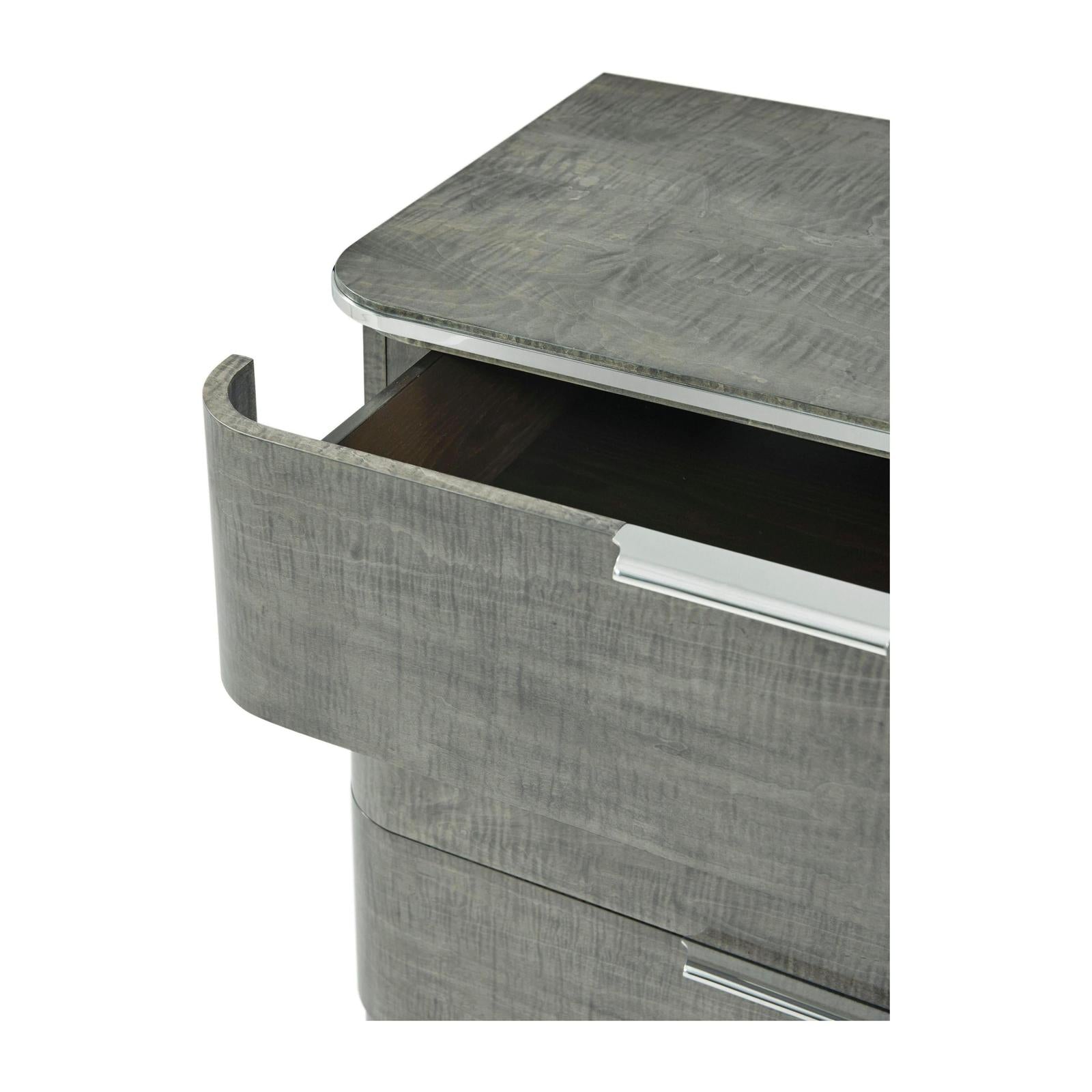 Theodore Alexander Hudson Three Drawer Nightstand