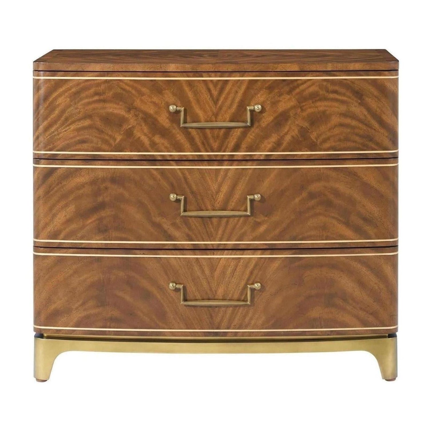 Theodore Alexander Spencer London Burl Nightstand