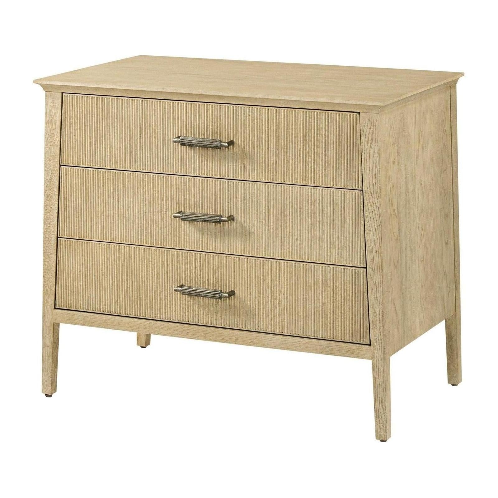Theodore Alexander Balboa Three-Drawer Nightstand