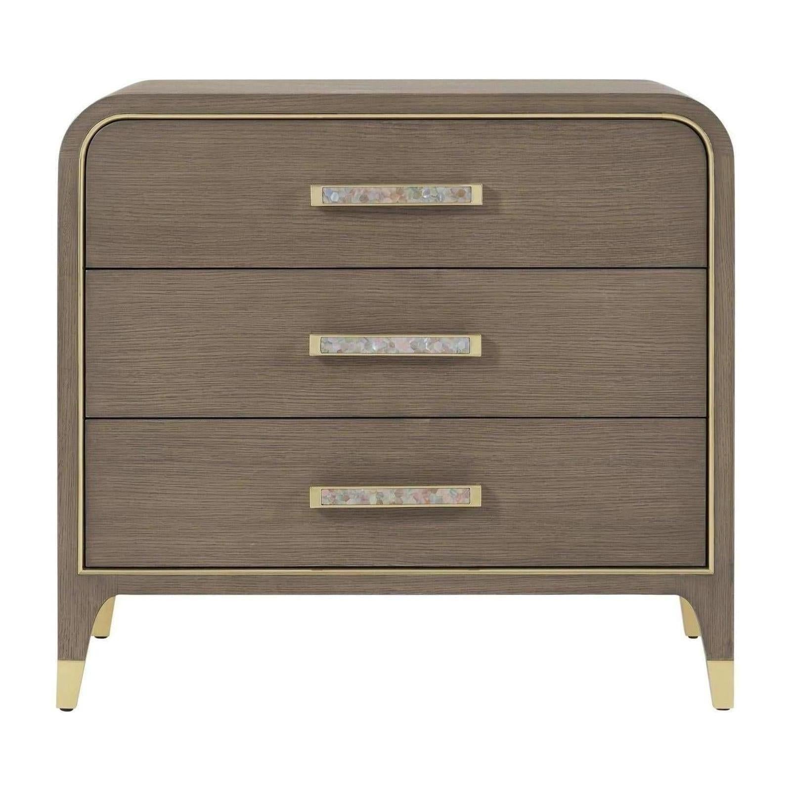 Theodore Alexander Judith Leiber 3-Drawer Nightstand