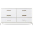 Theodore Alexander Coastal Townsend Dresser with Wallpaper