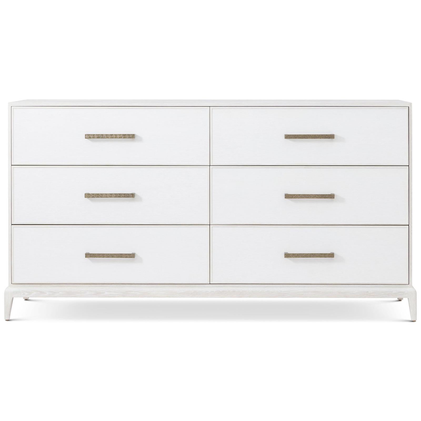 Theodore Alexander Coastal Townsend Dresser with Wallpaper